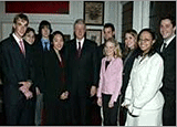 Clinton with Daniel Kent